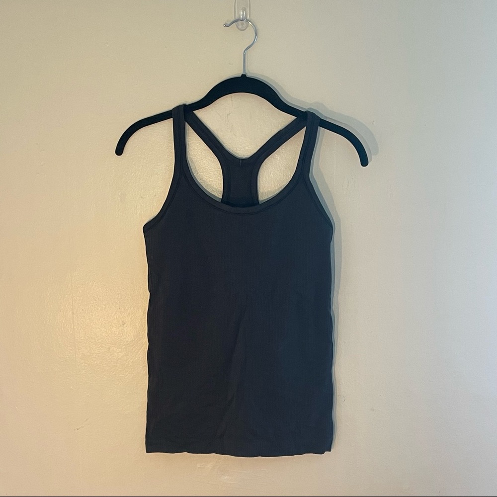 Lululemon Ebb to Street Black Tank Size 6